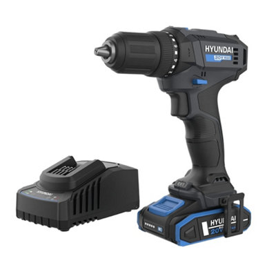 B&Q -  20V 40Nm Cordless Brushless Drill Driver2Ah Battery And Charger2-SpeedLed Light13 mm Chuck Dd20S-40Tt