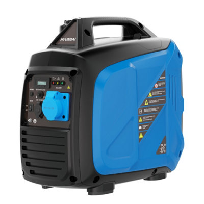 Hyundai 3.3Kw / 3300W Inverter GeneratorRecoil StartPure Sine Wave Hy3900Si from B&Q