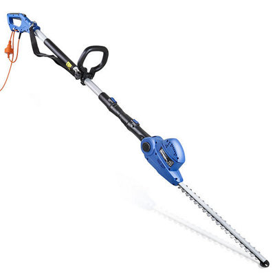 Hyundai 550W 450mm Long Reach Corded Electric Pole Hedge Trimmer/pruner Hypht550E from B&Q