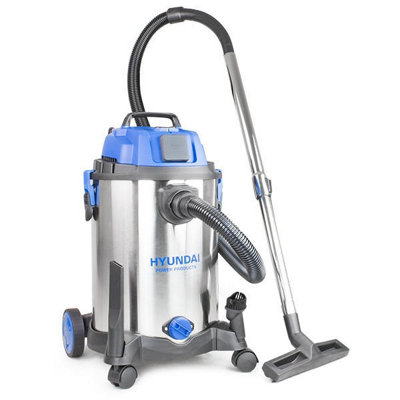 Hyundai 1400W 30L 3-In-1 Wet And Dry Electric Vacuum Cleaner Hepa Type Filtration Hyvi3014 from B&Q
