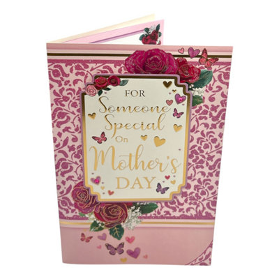 For Someone Special Rose Design Keepsake Mother's Day Boxed Card from B&Q