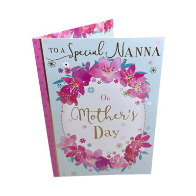 To A Special Nanna Floral Design Mother's Day Card from B&Q