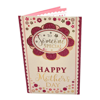 To Someone Special Flower Head Design Mother's Day Card from B&Q