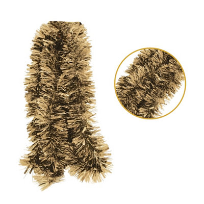  - 2M Christmas Chunky Gold Tinsel