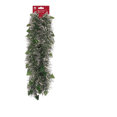 Parev Pack Of 6 2M Christmas Chunky Tinsel / Red & Green - Red - Image 4