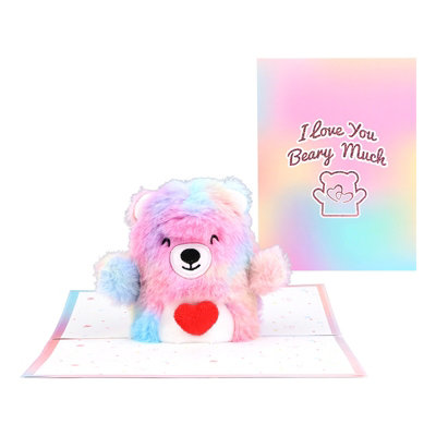 Beary Much in Love Bear 3D Pop Up Greeting Card - Valentine’s Day Birthday - Image 3