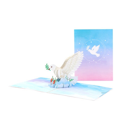  - Wings Of Peace Dove Pop Up Card