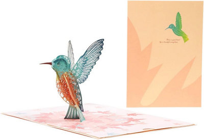  - Whispers Of Maple & Wings Pop Up Greetring Card