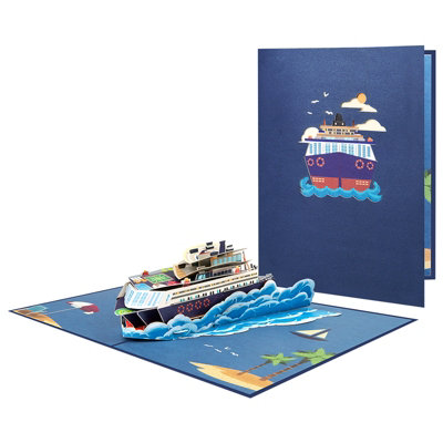  - Ocean Escape 3D Cruise Ship Pop-Up Card