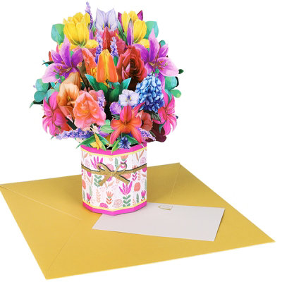 A Blooming Surprise 3D Pop-Up Greeting Card from B&Q