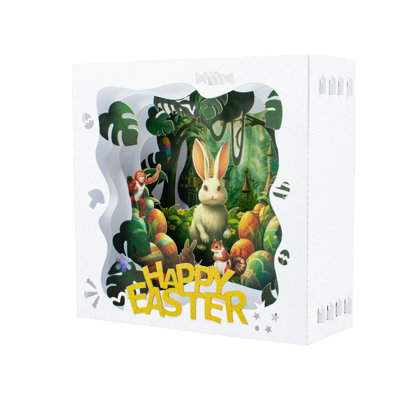 Springtime Wonders Easter Celebration 3D Pop-Up Card from B&Q