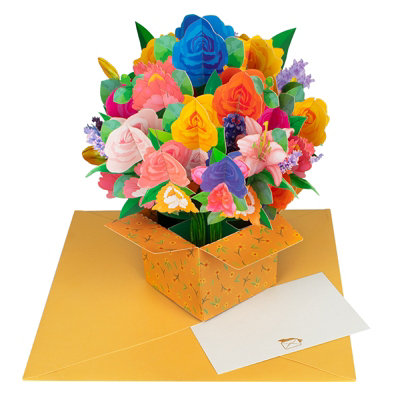 Bloom Box Garden Harmony 3D Pop-Up Greeting Card from B&Q