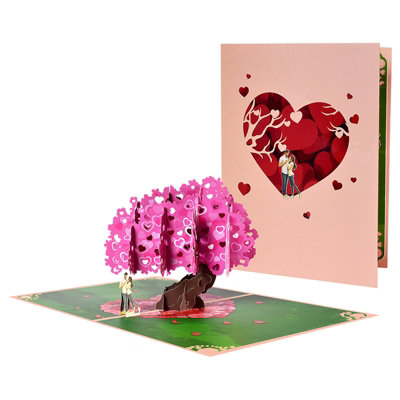 Blue Butterfly And Flowers 3D Pop-Up Greeting Card from B&Q