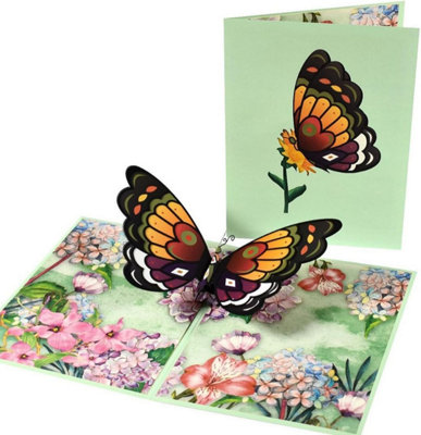  - Majestic Butterfly 3D Pop Up Greeting CardMother's Day Birthday