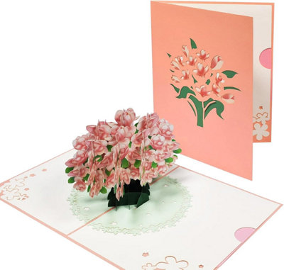 Magnolia Blossom 3D Pop Up Greeting CardMother's Day Anniversary Birthday Get Well from B&Q