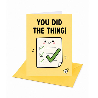 You Did the Thing Open Card - Image 3