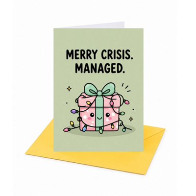 Merry Crisis, Managed Christmas Card - Image 3
