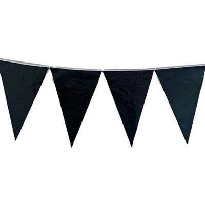 Black Bunting 10M With 20 Pennants from B&Q