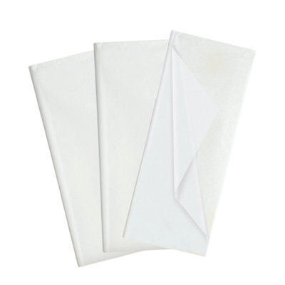B&Q White Pack Of Acid Free 50 X 70Cm Tissue Paper Sheets Size 10