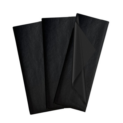 B&Q Black Pack Of Acid Free 50 X 70Cm Tissue Paper Sheets Size 10