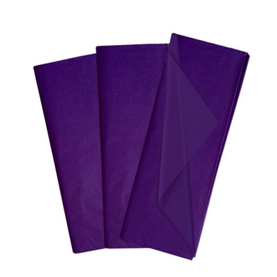B&Q Purple Pack Of Acid Free 50 X 70Cm Tissue Paper Sheets Size 10