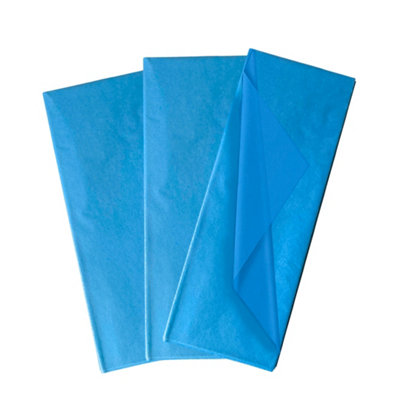 B&Q Blue Pack Of Acid Free 50 X 70Cm Tissue Paper Sheets Size 10