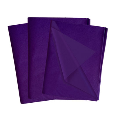 Pack Of 30 Purple Acid Free 50 X 70Cm Tissue Paper Sheets from B&Q