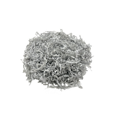 B&Q Silver Tissue Shred - Gift Wrapping Decorations 1Kg