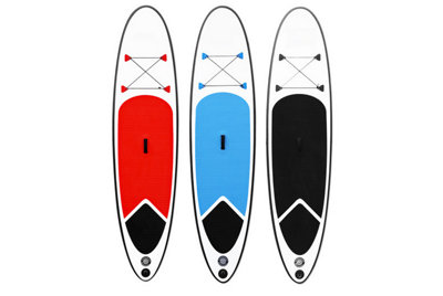 Professional Large Inflatable 10Ft Sup With Accessories - Black