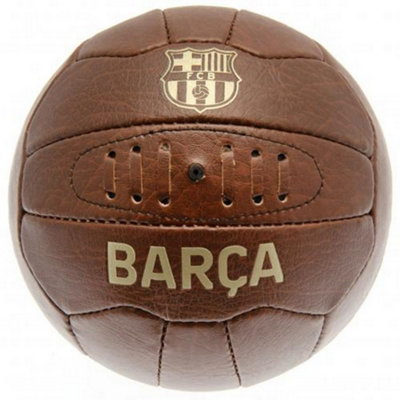  - Fc Barcelona Heritage Football Brown/gold (5)