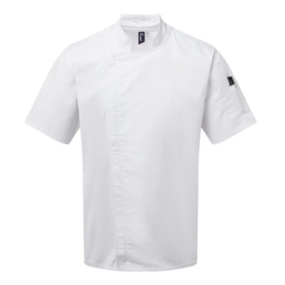  - Premier Unisex Adult Short-Sleeved Chef Jacket