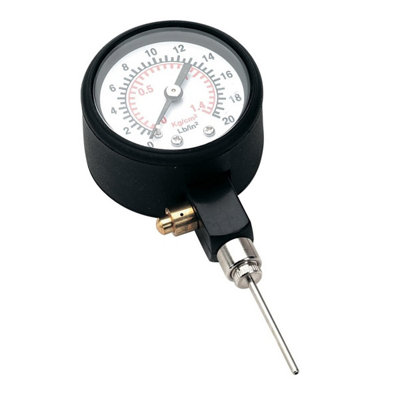 Precision Easi Air Pressure Gauge Black/white (One Size) from B&Q