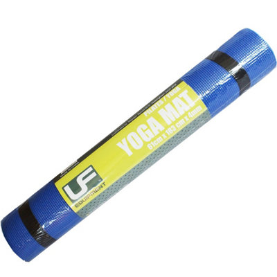 B&Q Blue Urban Fitness Equipment Yoga Mat (One ) 183Cm