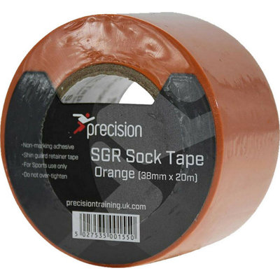 Precision Unisex Adult 38mm Sgr Sock Tape (Pack Of 5) Orange (20M X 38mm) from B&Q
