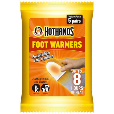 Hothands Foot Warmers (Pack Of 5) White (One Size) from B&Q