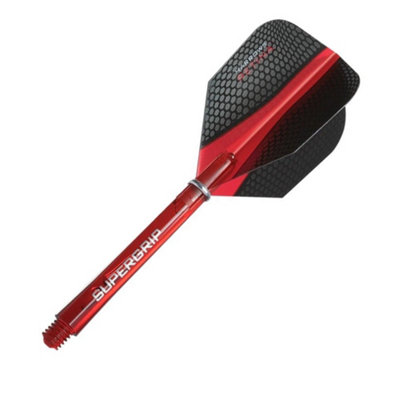  - Harrows Twin Pack Dart Flights Red (One Size)