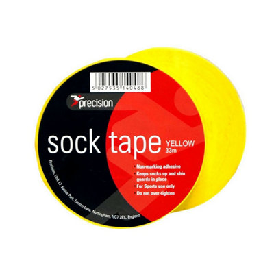 Precision Unisex Yellow 19Mm Sock Tape (Pack Of 10) In - Image 3