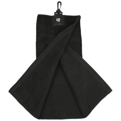 Masters Tri-Fold Golf Towel Black (One Size) from B&Q