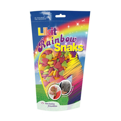 Likit Rainbow Snaks Horse Treat Multicoloured (100G) from B&Q