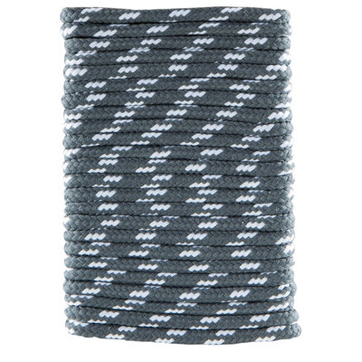 B&Q -  Laces Round Boot Laces Grey (150Cm)