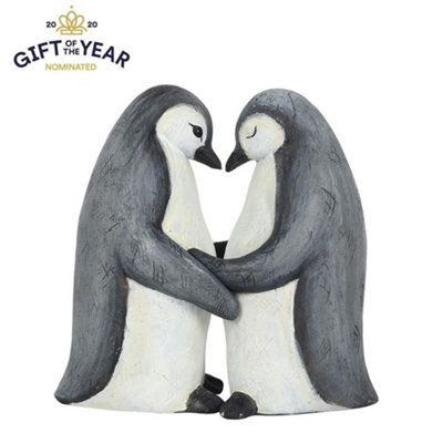 Something Different Animal Families Penguin Ornament - Grey/White - Image 3