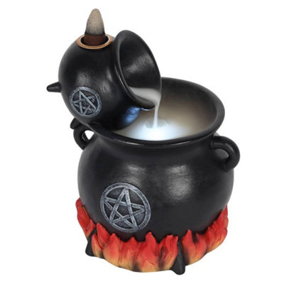 Something Different Cauldron Backflow Incense Burner Black (One Size) from B&Q
