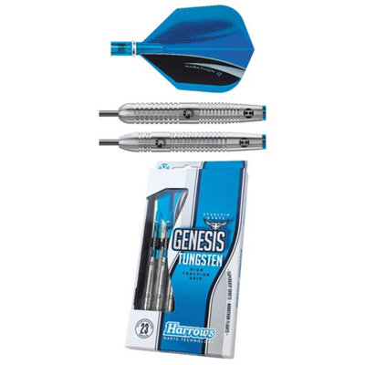 Harrows Unisex Silver Genesis Tungsten Darts Set In - Image 3