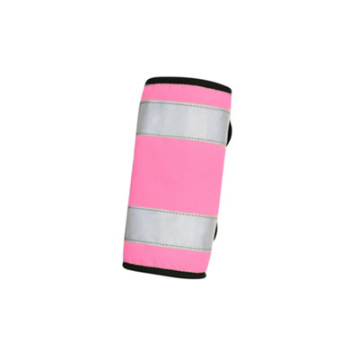 Hyviz Reflector Horse Wraps Pink (Cob/full) from B&Q