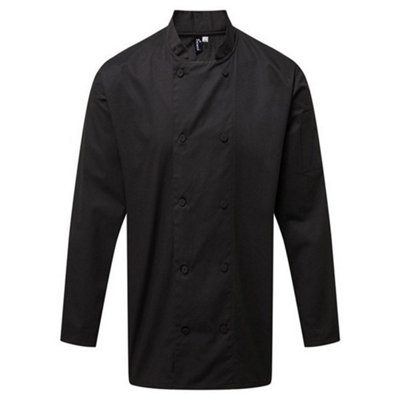  - Premier Mens Coolchecker Long-Sleeved Chef Jacket