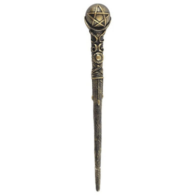 Something Different Bronze Pentagram Wand Bronze (One Size) from B&Q