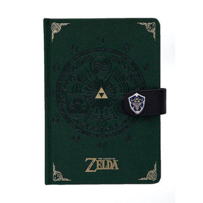 B&Q The Legend Of Zelda Medallion A5 Notebook (A5) Green