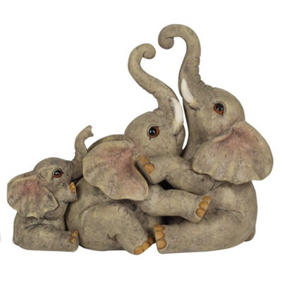 Something Different Animal Families Elephant Ornament A - Grey - Image 3