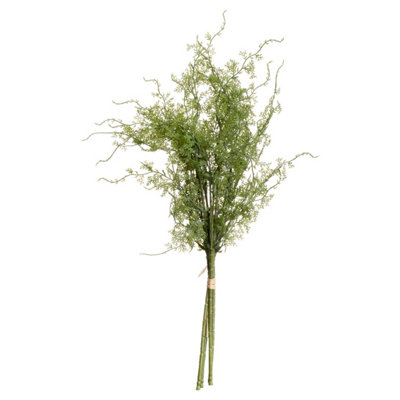 B&Q -  Asparagus Fern Artificial Plant Green (One Size)