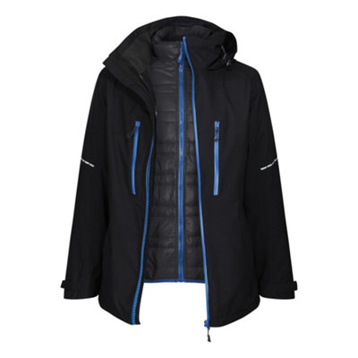  - Regatta Professional Mens Jacket Black/oxford Blue (3Xl)